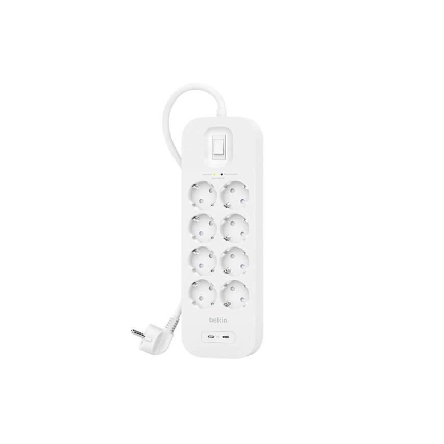 Belkin SRB004VF2M White 8 AC outlet(s) 2 m