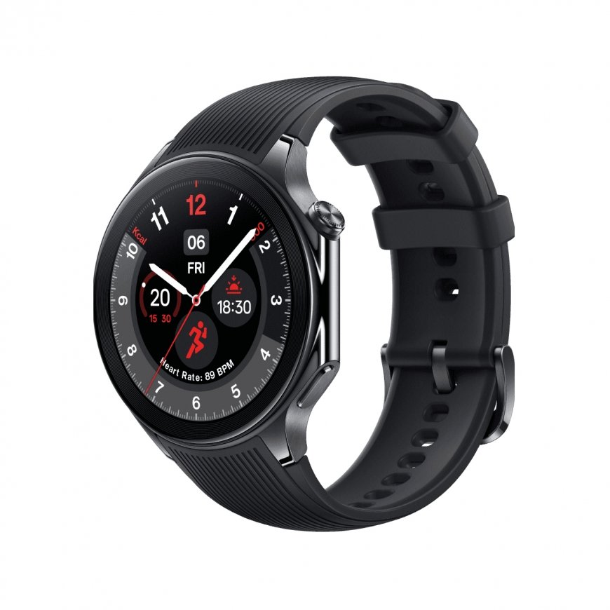 OnePlus Watch 2 3.63 cm (1.43") AMOLED 47 mm Digital 466 x 466 pixels Touchscreen Black Wi-Fi GPS (s – 2