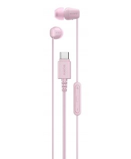 Sony IER-EX15C Austiņas Vadu Ausīs Zvani / mūzika USB Veids-C Rozā