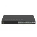 NETGEAR GSM4328-100AJS Hallittu L3 Gigabit Ethernet (10/100/1000) Power over Ethernet -tuki 1U musta
