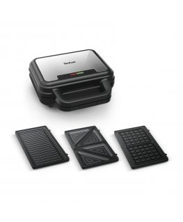 Tefal SW383D10 sviestmaižu grils 700 W Melns, Nerūsējošs tērauds