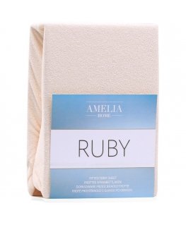 AmeliaHome Paklodē RUBY krāsa smilškrāsas stils klasiskā auduma veids - tekstils cilpiņu audums 180-200х200