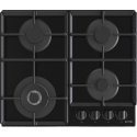 Gorenje GTW641EB keittolevy musta Kiinteä 60 cm Kaasuliesi 4 alue(tta)