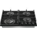 Gorenje GTW641EB viryklė Juoda Įmontuoti 60 cm Dujinė 4 zone(s)