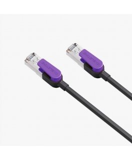 Cabletime Cat8 S/STP Cable, 15m, Black