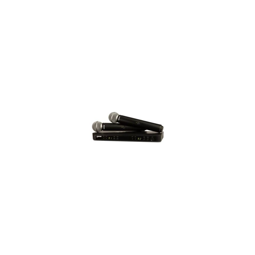 Shure BLX288E/SM58-H8E - Bezmaksas sistēma ar
