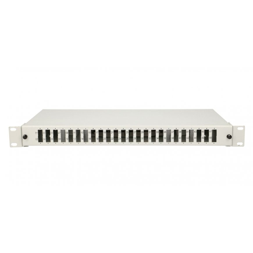 Extralink Patch panel 48 Core 24 SC Duplex, 48 core, gray