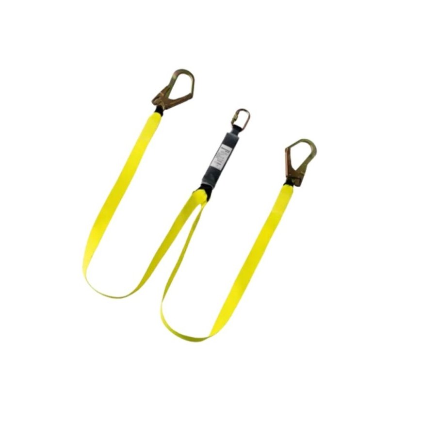 Two-connection safety rope with energy absorber HONEYWELL H100