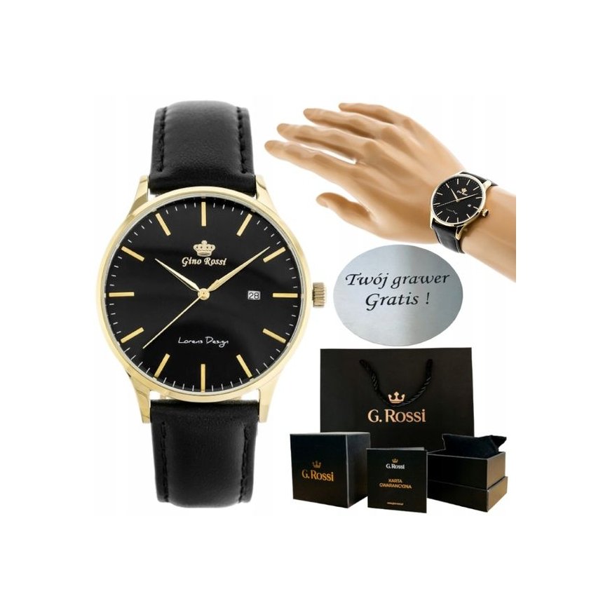 G. ROSSI WATCH - 12462A4-1A2 (zg328c) Watch + BOX – 2