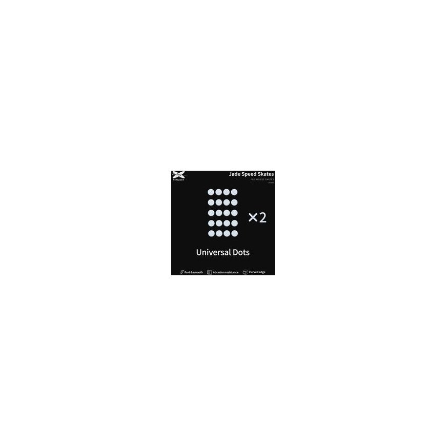 X-raypad Titanium U9 Ultra Rulluisood Universaalsed Punktid Oranžiline 40 tk. (⌀8 x 0.95 mm) (Oranžilised) Asenduspadi Jalad – 2