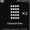 X-raypad Titanium U9 Ultra Luistimet Universaaliset Pallot Oranssi 40 kpl (⌀8 x 0.95 mm) (Oranssit) Vaihtopalat Feet