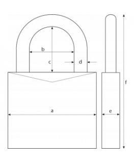 Spyna ABUS 64TI/40 Titalium