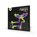 Forever Light Neon LED Light ELK multicolor Bat + USB FLNE12 Šviečianti figūrėlė Forever Light Neon LED Light ELK multicolor Bat + USB FLNE12 Šviečianti figūrėlė