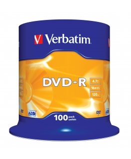 Verbatim DVD-R Matt Silver 4,7 GB 100 шт