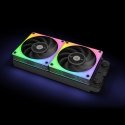 Thermaltake TOUGHFAN 14 RGB Kompiuterio korpusui Ventiliatorius 14 cm Balta 3 vnt Thermaltake TOUGHFAN 14 RGB Kompiuterio korpusui Ventiliatorius 14 cm Balta 3 vnt