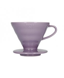Hario V60-02 savitootav keramika kohvidepeer Violetne Heather
