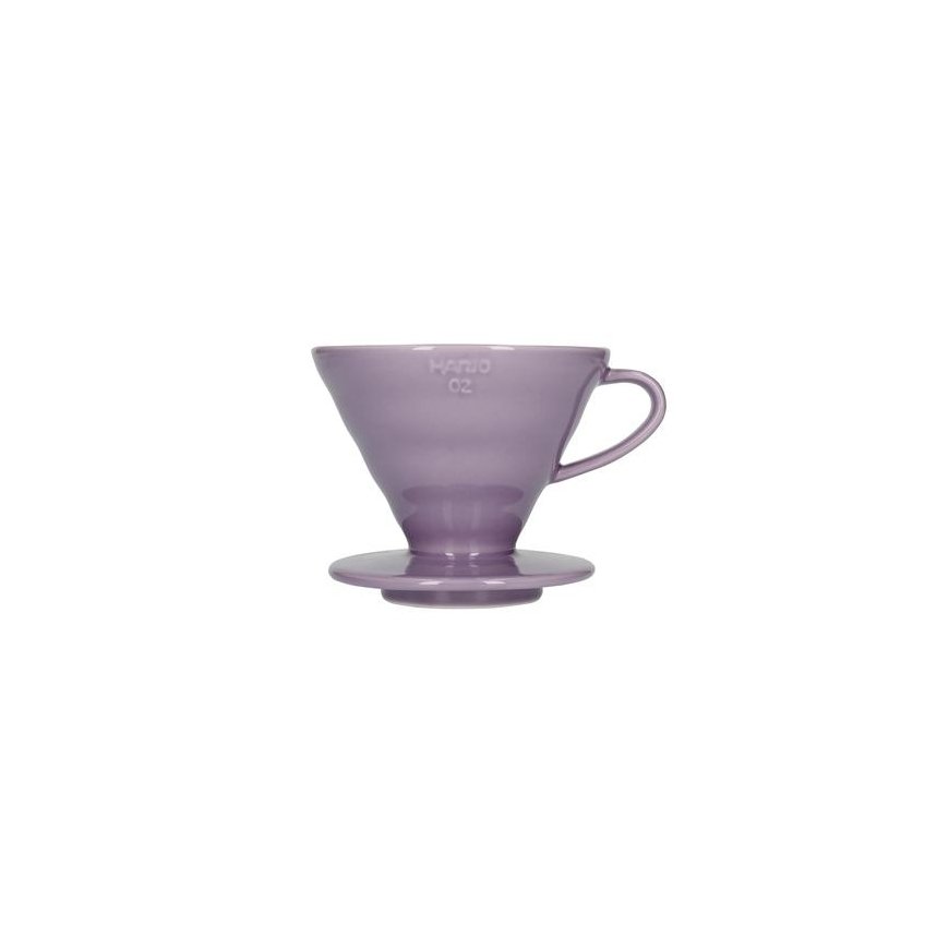 Hario V60-02 savitootav keramika kohvidepeer Violetne Heather