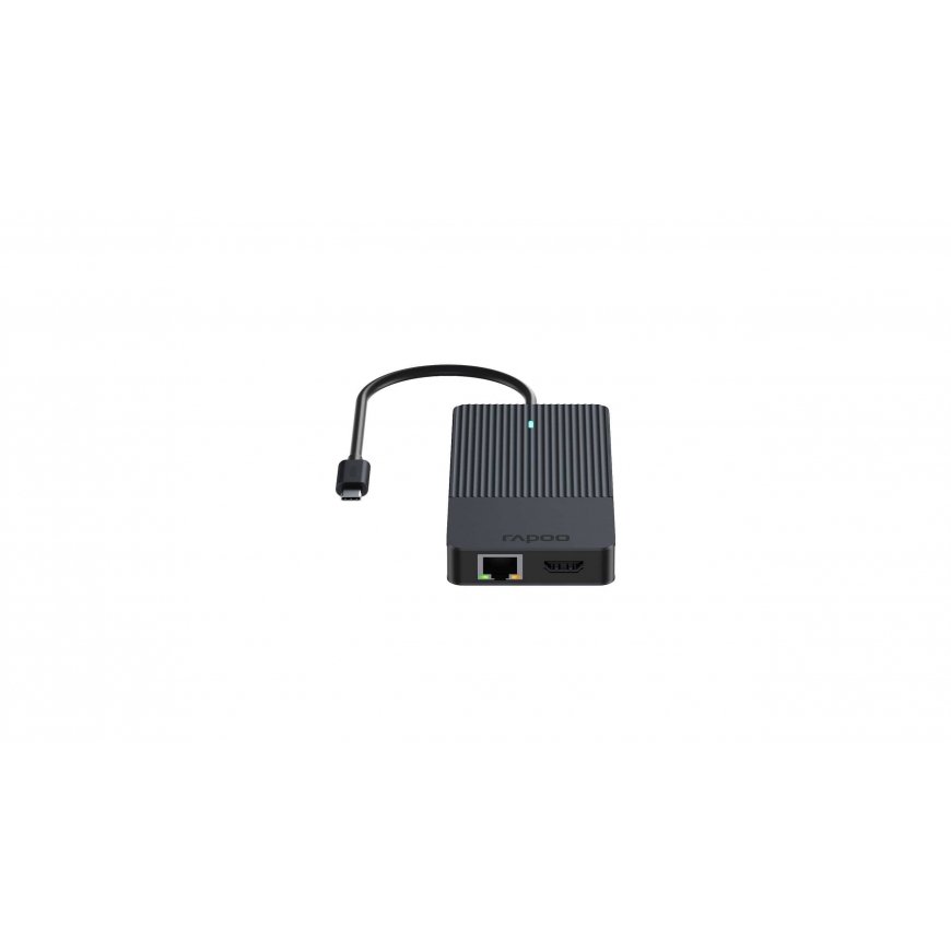 Rapoo UCM-2006 liitäntäkortti/-sovitin 3ˌ5 mm, DisplayPort, HDMI, RJ-45, USB 3.2 Gen 1 (3.1 Gen 1), – 5