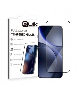 Quik Accessories Full Cover Tempered Glass Aizsargstikls Priekš Oppo Find X9