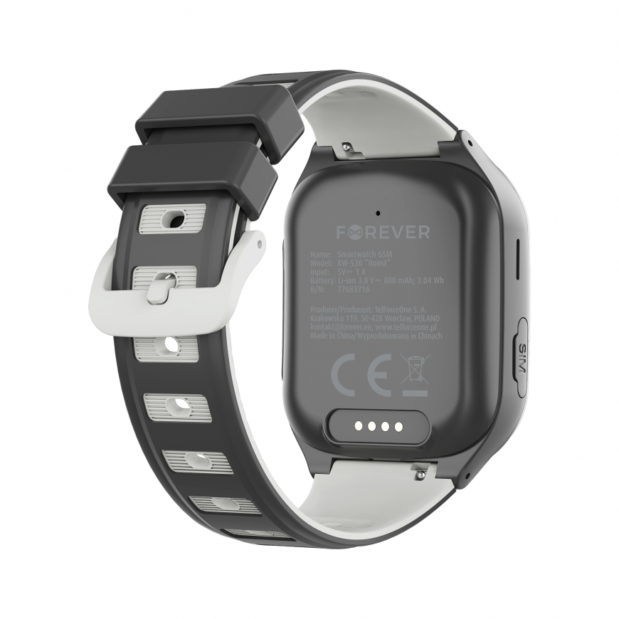 Forever smartwatch GPS WiFi 4G Kids Boost KW-530 Black – 5