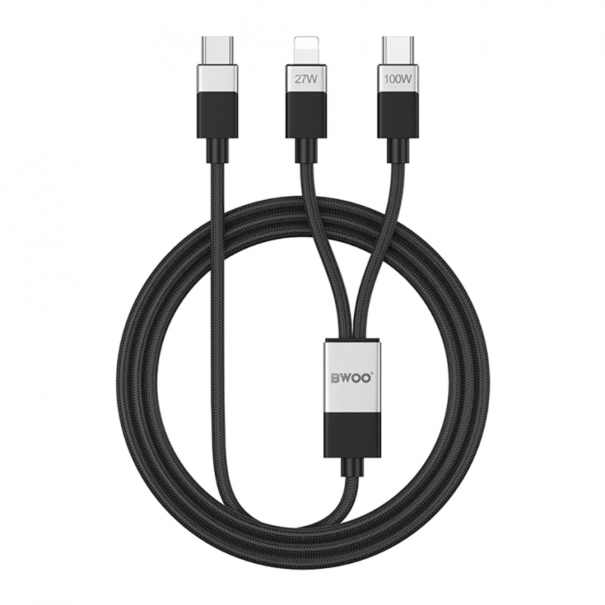BWOO Braided 2-in-1 Cable USB-C -