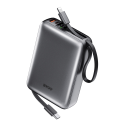 BWOO power bank P73 22.5W 20000 mAh with 2 built-in cables 1 x U