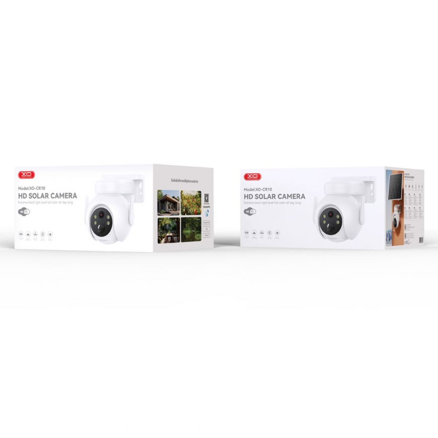 XO camera CR10 WiFi IP Solar powered white 7800mAh 2K – 2