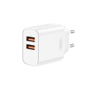 XO wall charger CE34 2x USB 2,4A white XO wall charger CE34 2x USB 2,4A white
