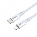 BWOO Cable USB-C - Lightning 2m 27W ABS + TPE white