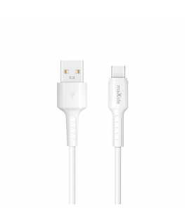 Maxlife MXUC-13 cable USB-A - USB-C 1,0 m 3,0A white