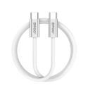 BWOO 240W braided cable USB-C - USB-C BO-X317C-C 1m white BWOO 240W braided cable USB-C - USB-C BO-X317C-C 1m white