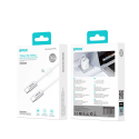 BWOO 240W braided cable USB-C - USB-C BO-X317C-C 1m white BWOO 240W braided cable USB-C - USB-C BO-X317C-C 1m white