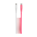 Setty cable USB-C - USB-C 1,5 m 3A KGC-C-1.5320 white-pink gradi
