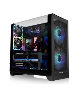 Midi Thermaltake View 390 TG Musta