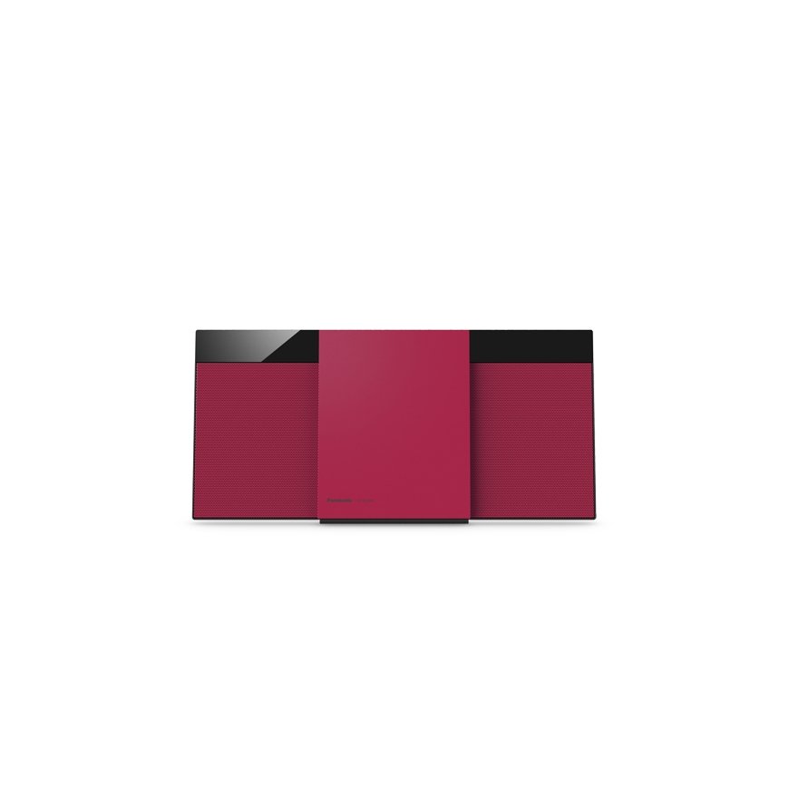 Panasonic SC-HC304 HiFi CD atskaņotājs Sarkans