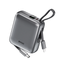 BWOO power bank P74 22.5W 10000 mAh with 2 built-in cables 1 x U BWOO power bank P74 22.5W 10000 mAh with 2 built-in cables 1 x U