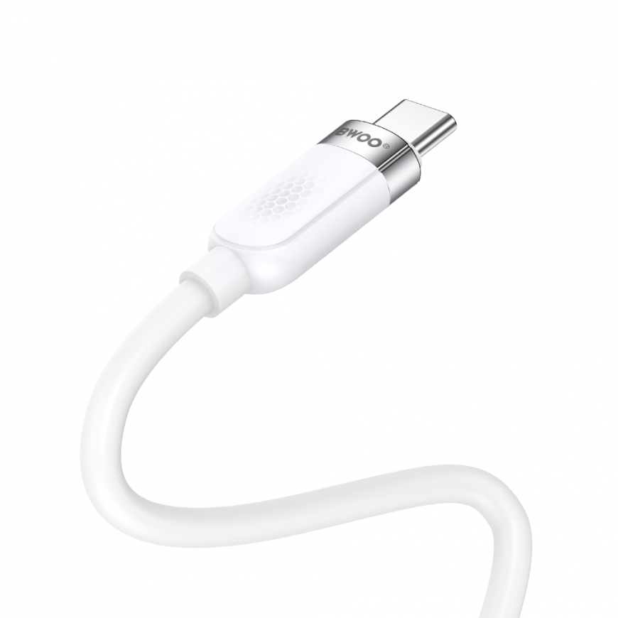 BWOO 100W cable USB-C - USB-C 1m white – 2