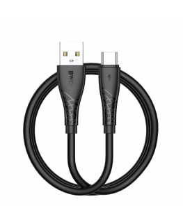BWOO Cable USB - USB-C 1m 27W 3A Black BO-X318C