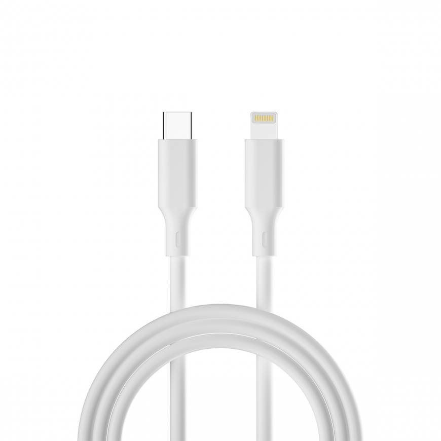 Forever recycling cable USB-C - Lightning 1,5m 3A KR12-CL-00 wh – 2