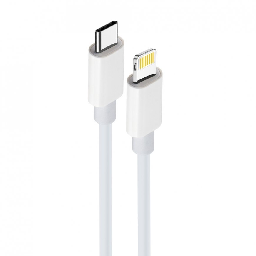 MaXlife OEM0100928 mobiliojo telefono laidas Balta 2 m USB C Lightning