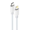 MaXlife OEM0100928 дата-кабель мобильных телефонов Белый 2 m USB C Lightning