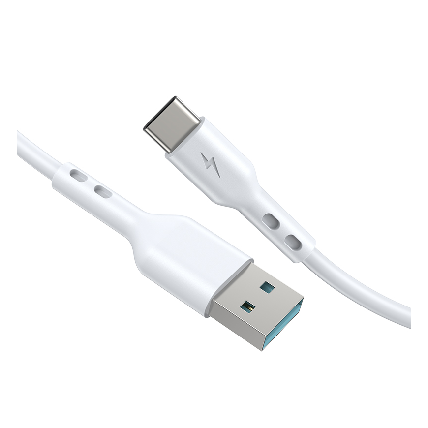 BWOO Cable USB - USB-C 2m 3A white – 2