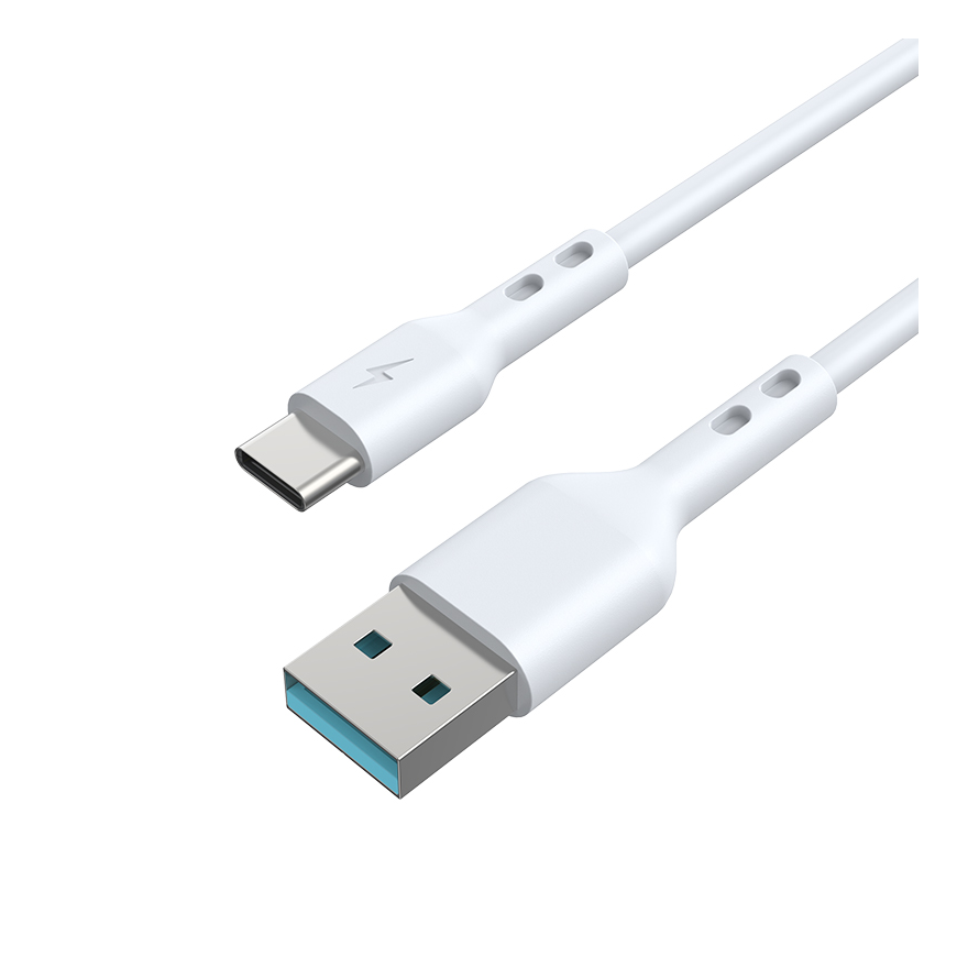 BWOO Cable USB - USB-C 2m 3A white – 3