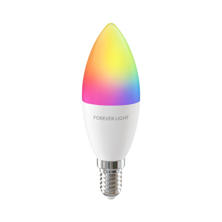 Forever Light LED Bulb RGB E14 C37 5W 500lm 4000K class F – 2