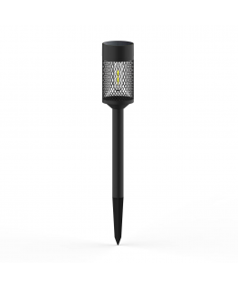 Forever Light Solar LED Lamp Steel Post SUNARI FLS-15 black