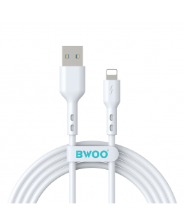 BWOO Cable USB - Lightning 2m 3A white