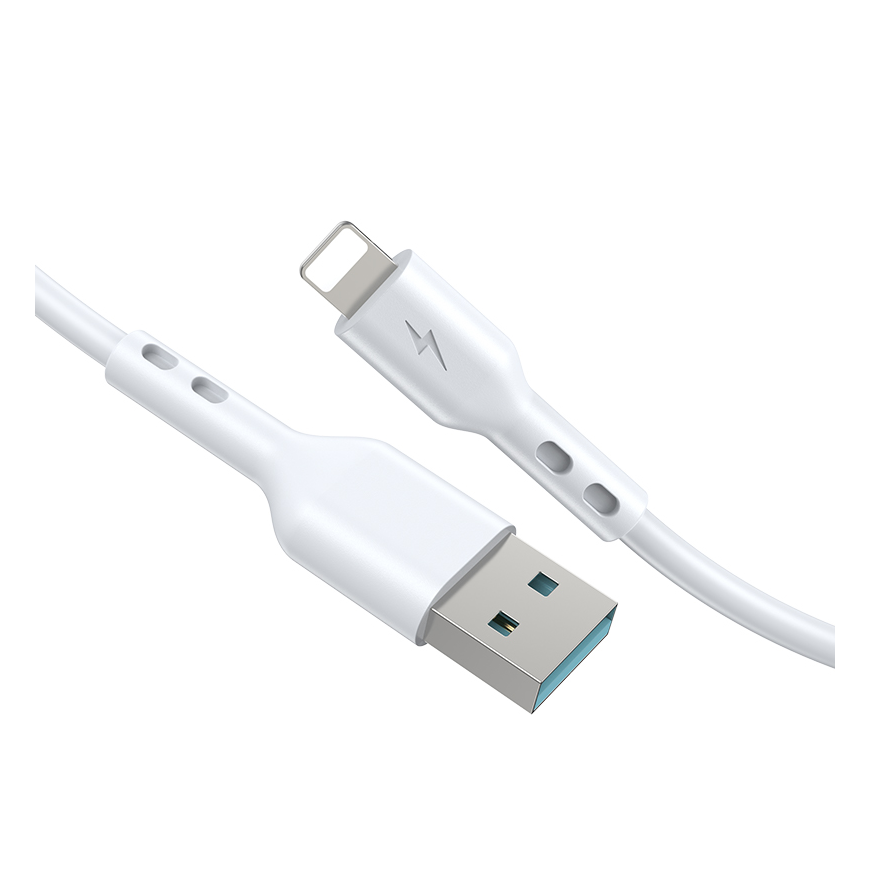 BWOO Cable USB - Lightning 2m 3A white – 2