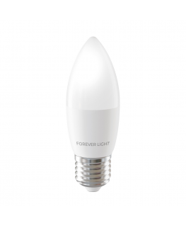 Forever Light LED Bulb E27 C37 7.2W 840lm 3000K class E