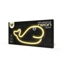Forever Light Neon LED Light WHALE warm white Bat + USB FLNEO9 Šviečianti figūrėlė Forever Light Neon LED Light WHALE warm white Bat + USB FLNEO9 Šviečianti figūrėlė