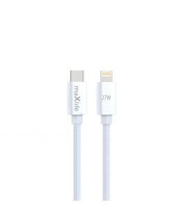 Maxlife MXUC-12 cable USB-C - Lightning 2,0 m 27W white